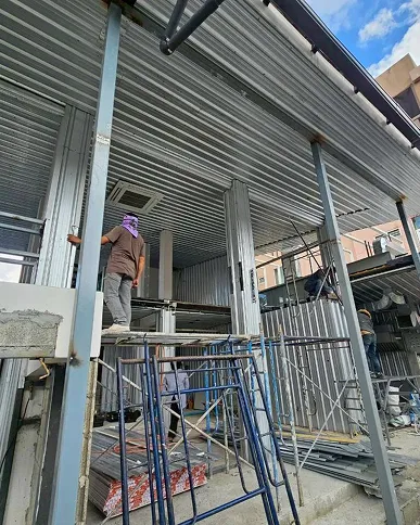 โครงสร้างเหล็ก โรงงาน และอาคารพาณิชย์